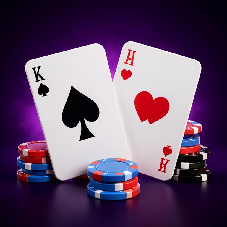 Kat poker ak jeton